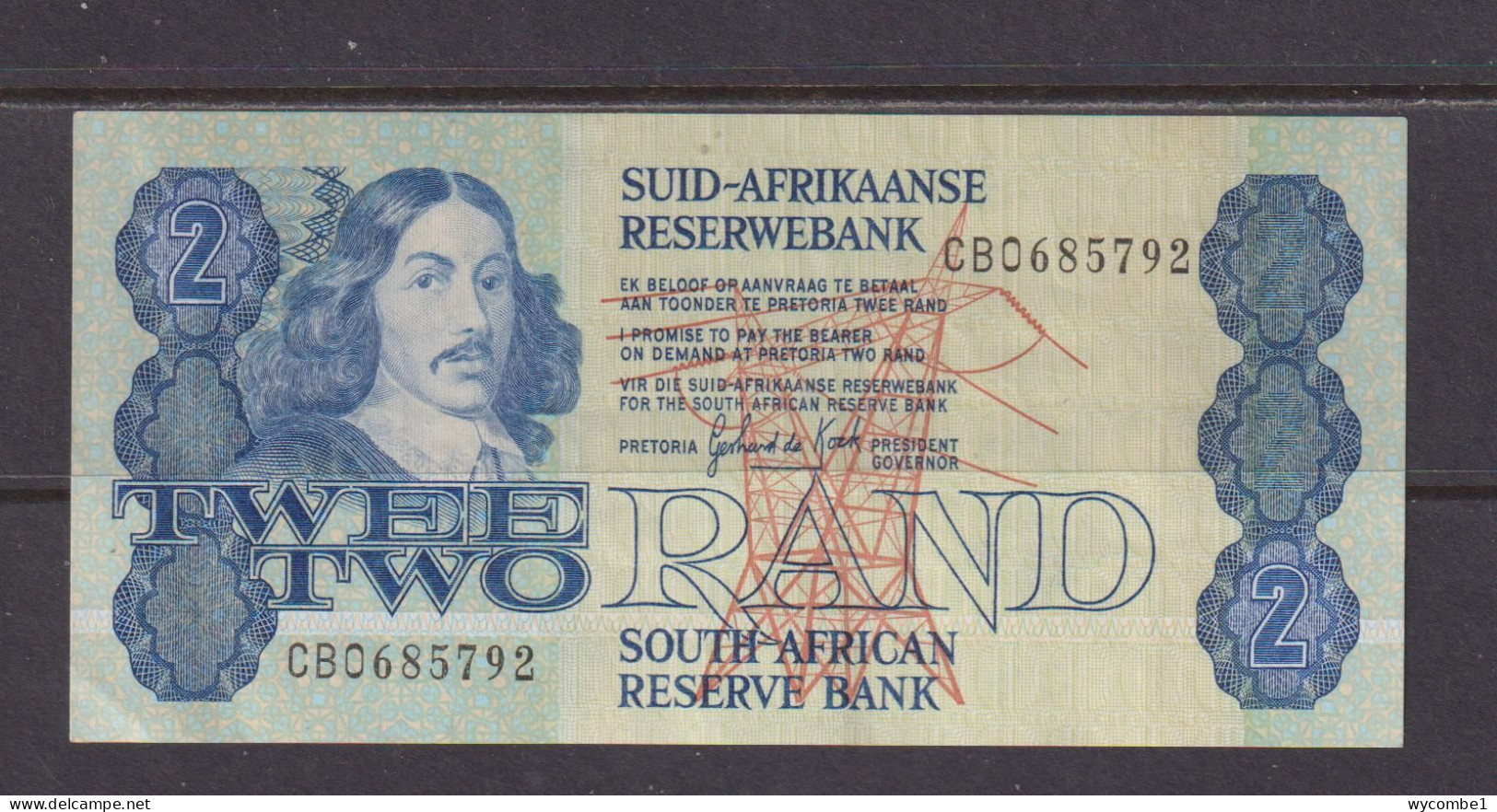 SOUTH AFRICA - 1993-98 2 Rand Circulated Banknote As Scans - Südafrika