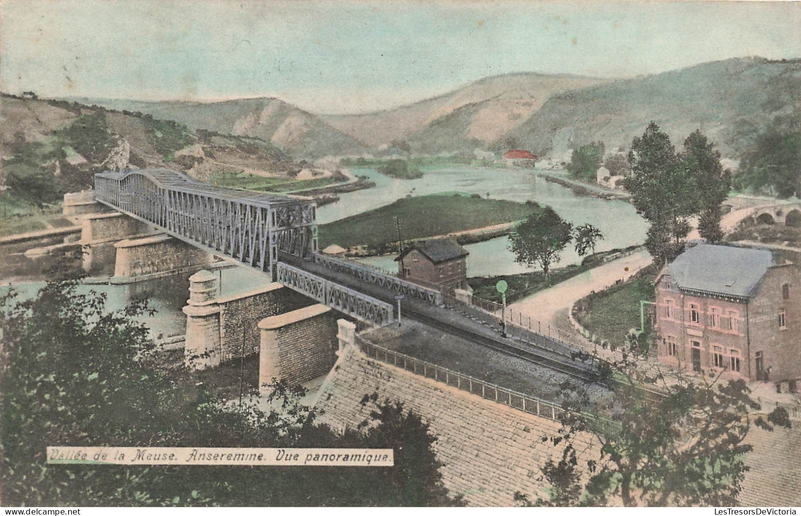 FRANCE - Meuse - Vallée De La Meuse - Anseremine - Vue Panoramique - Colorisé - Carte Postale Ancienne - Autres & Non Classés