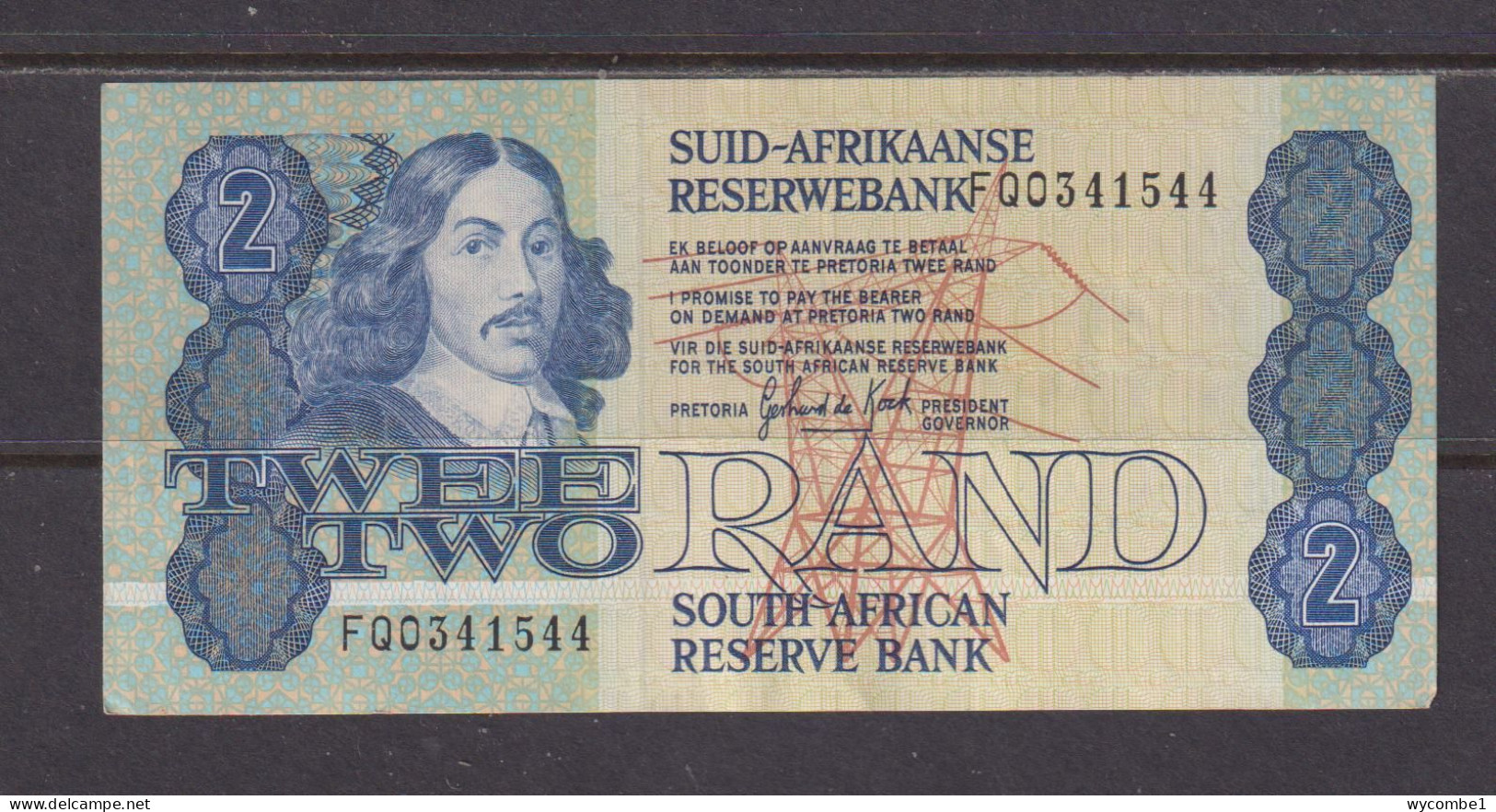 SOUTH AFRICA - 1993-98 2 Rand Circulated Banknote As Scans - Zuid-Afrika