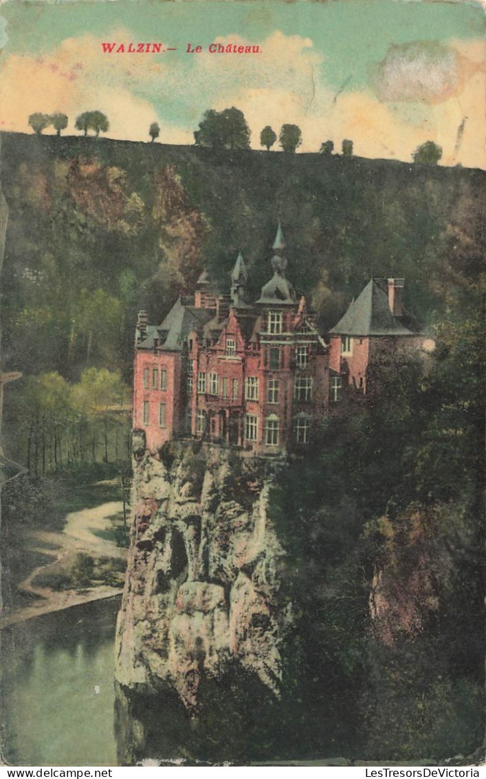 BELGIQUE - Dinant - Walzin - Le Château - Colorisé - Carte Postale Ancienne - Dinant