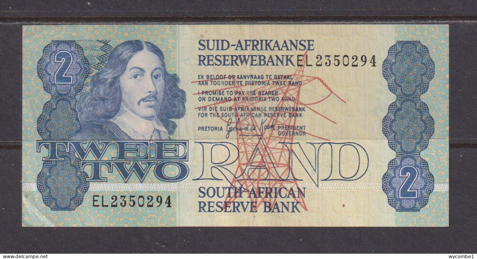 SOUTH AFRICA - 1993-98 2 Rand Circulated Banknote As Scans - Zuid-Afrika