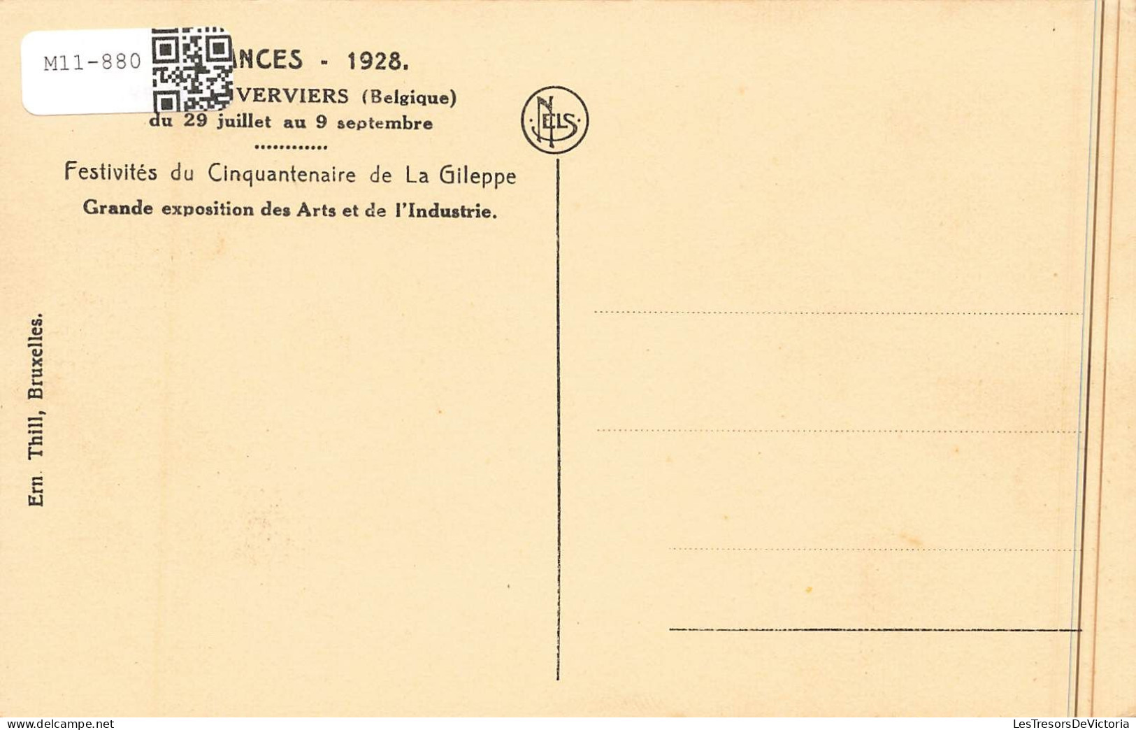 BELGIQUE - Liège - La Gileppe - Le Lion Et Le Déversoir - Carte Postale Ancienne - Gileppe (Stuwdam)