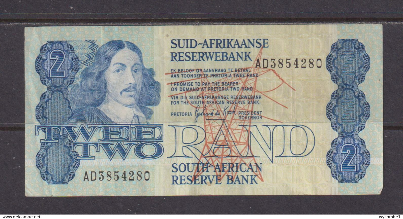 SOUTH AFRICA - 1993-98 2 Rand Circulated Banknote As Scans - Südafrika