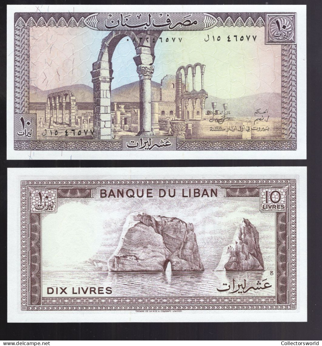 10 Livres Year 1986 P63 UNC - Liban