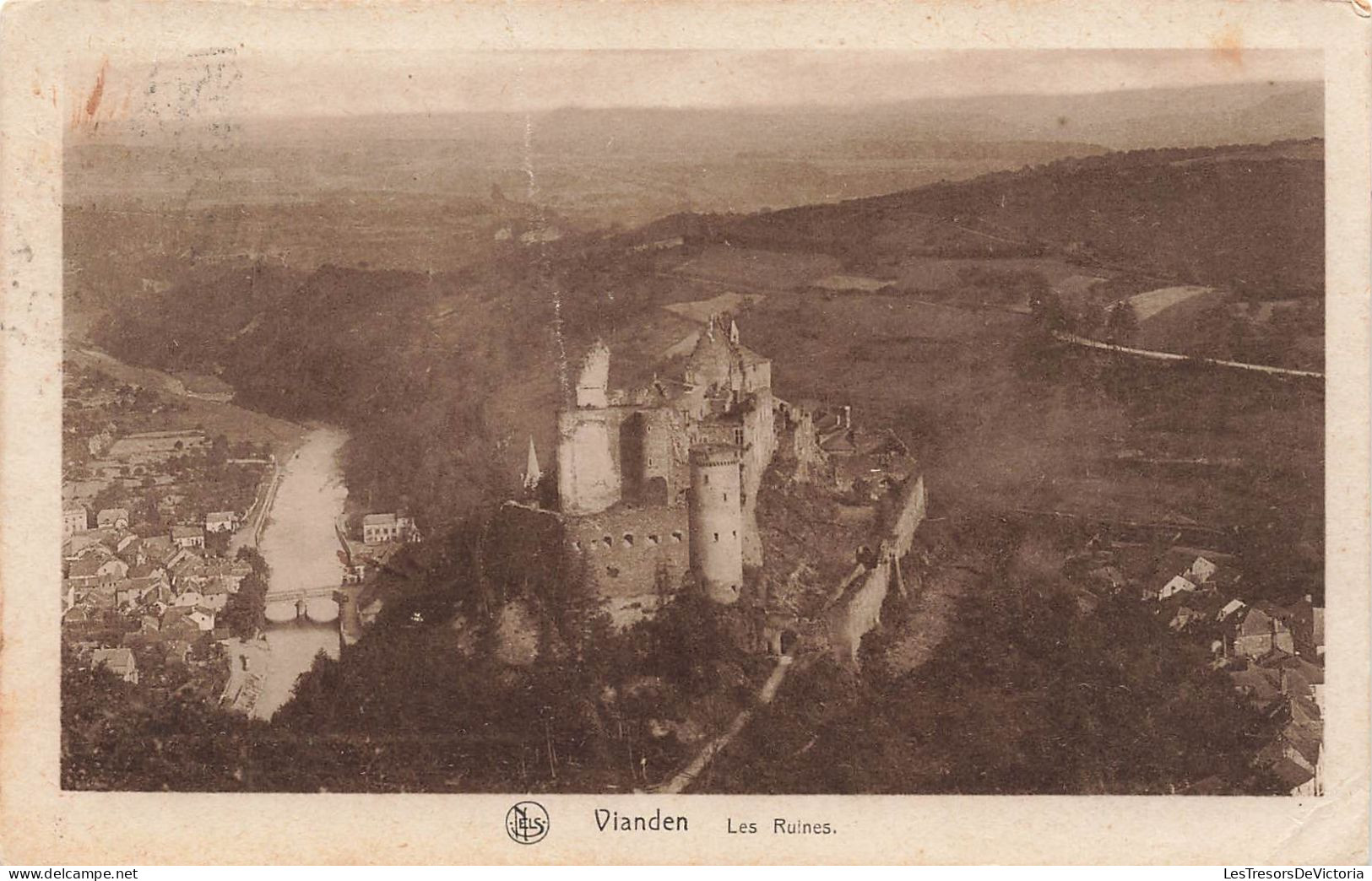 LUXEMBOURG - Vianden - Les Ruines - Carte Postale Ancienne - Vianden