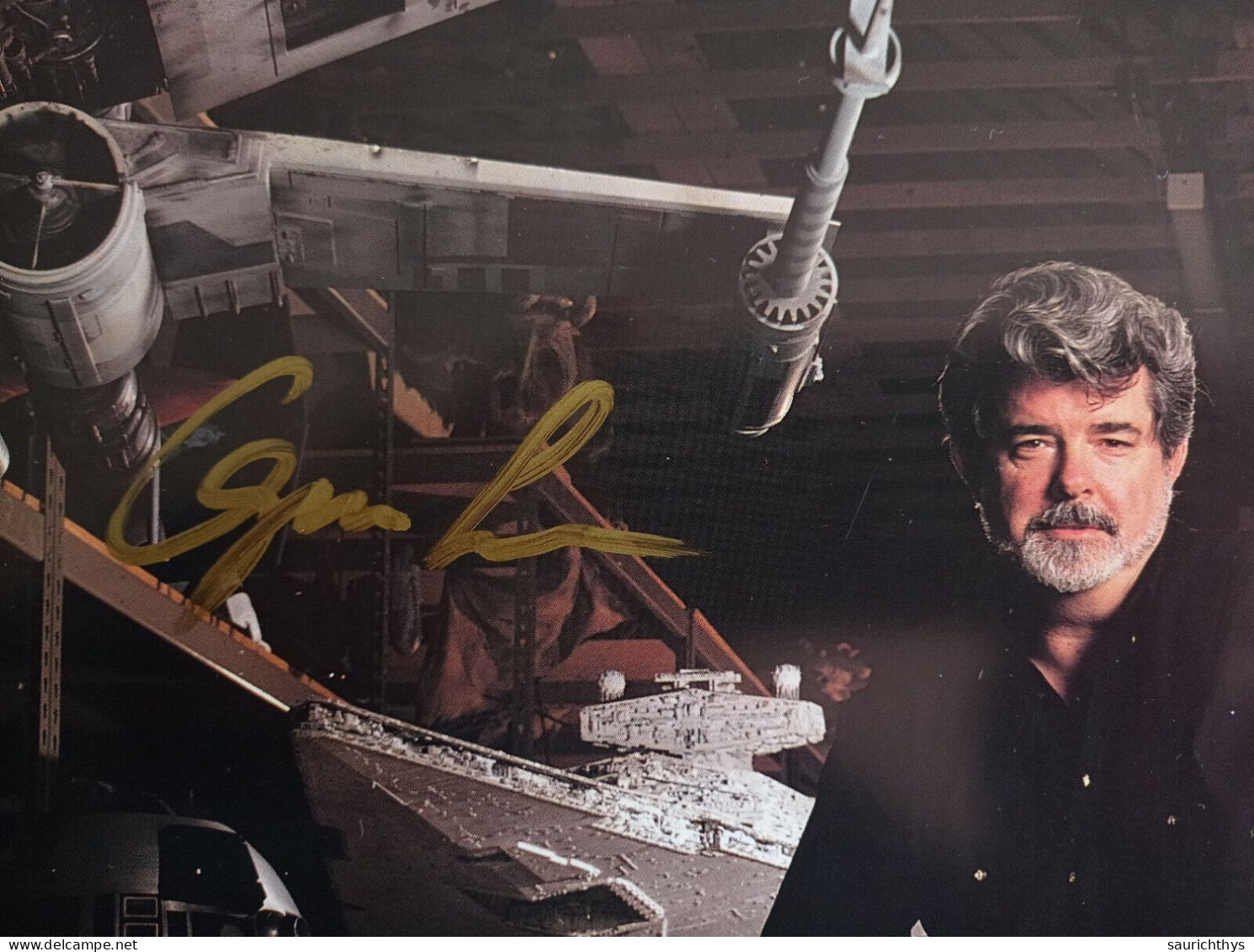 Autografo George Lucas Signed Star Wars Con Busta With Envelope Anno 2000 - Actors & Comedians