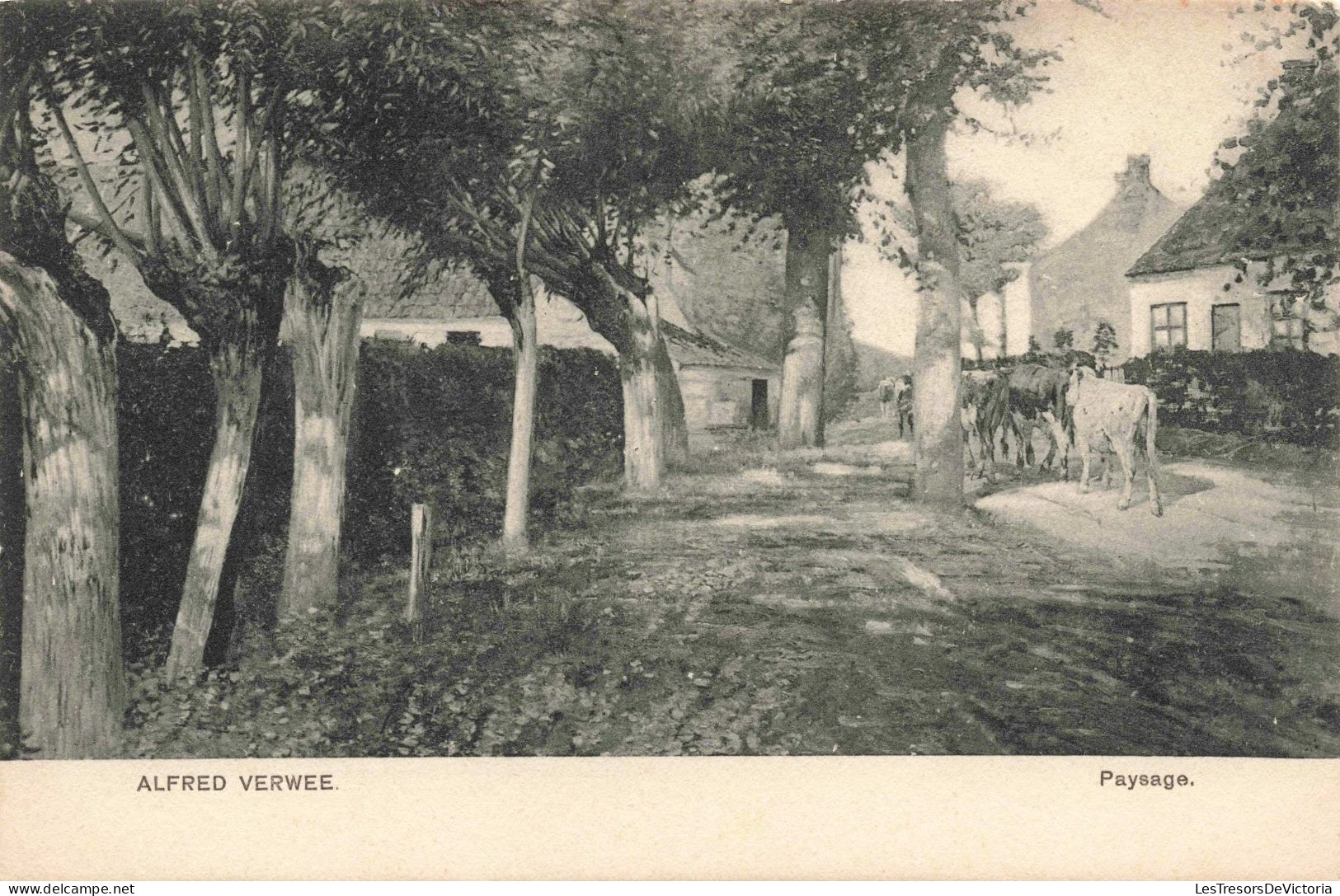 ANIMAUX & FAUNE - Paysage - Vaches - Carte Postale Ancienne - Kühe