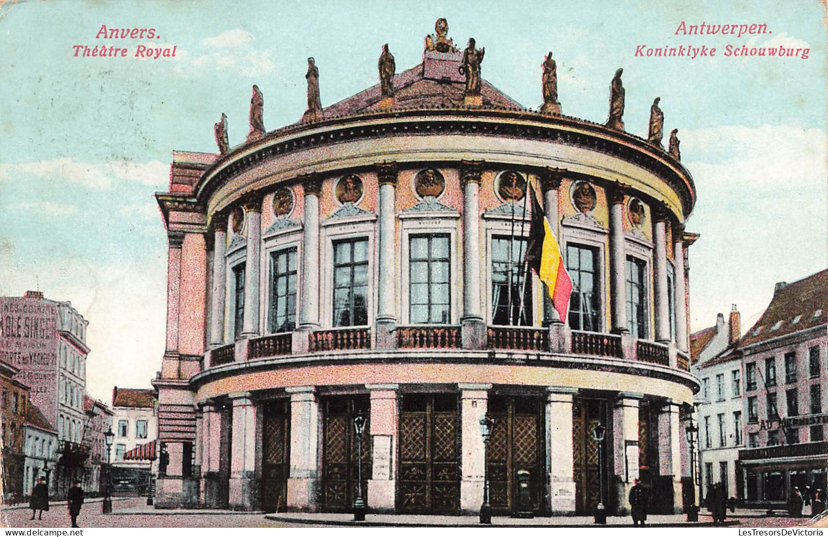 BELGIQUE - Antwerpen - Théâtre Royal - Carte Postale Ancienne - Antwerpen