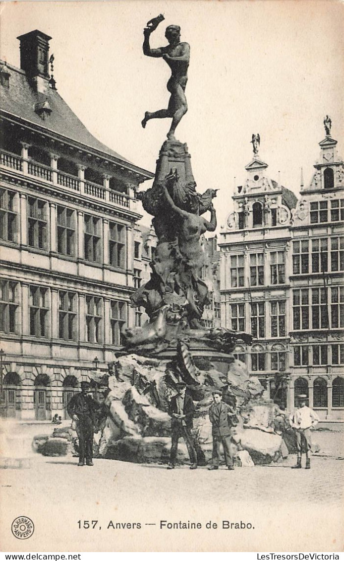 BELGIQUE - Antwerpen - Fontaine De Brabo - Carte Postale Ancienne - Antwerpen