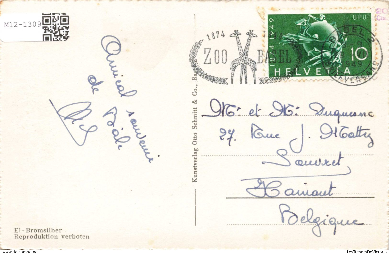 SUISSE - Bâle - Kreuzgang Am Munster - Carte Postale Ancienne - Autres & Non Classés