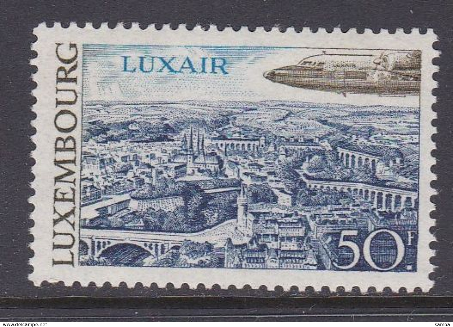 Luxembourg 1968 PA 21 ** Avions Luxair - Nuovi