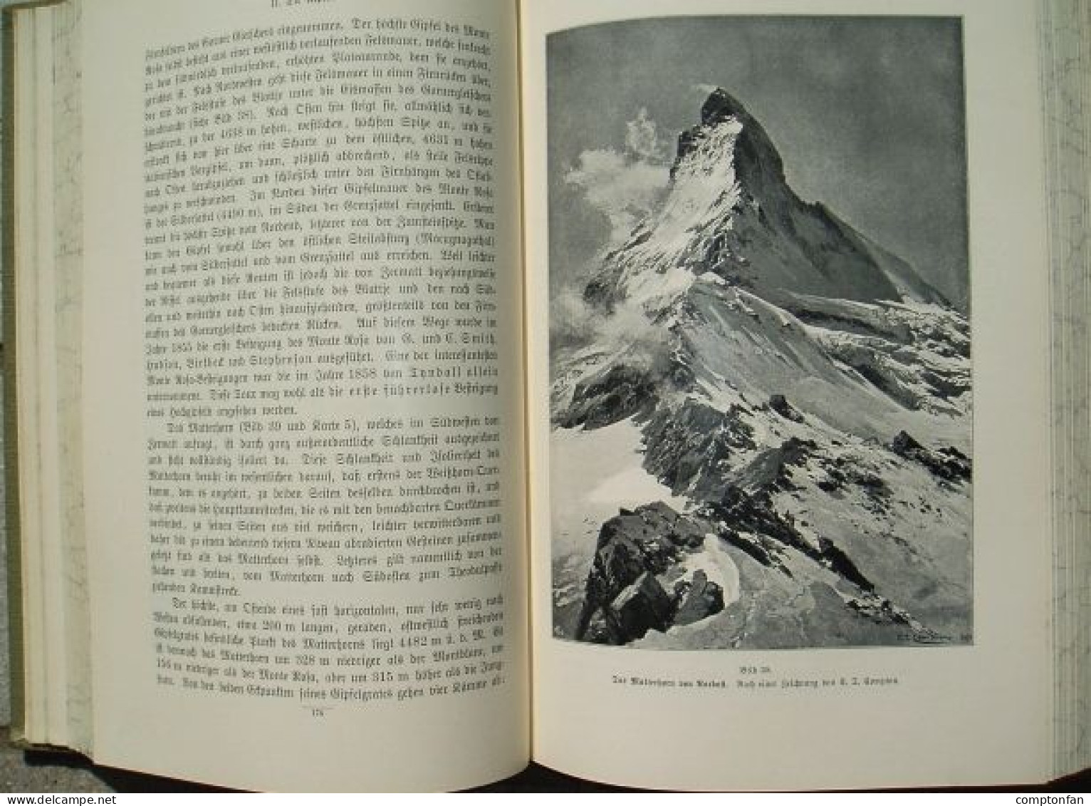 B100 878 Lendenfeld Hochgebirge der Erde Bergsteigen Alpinismus Compton Rarität 1899 !!