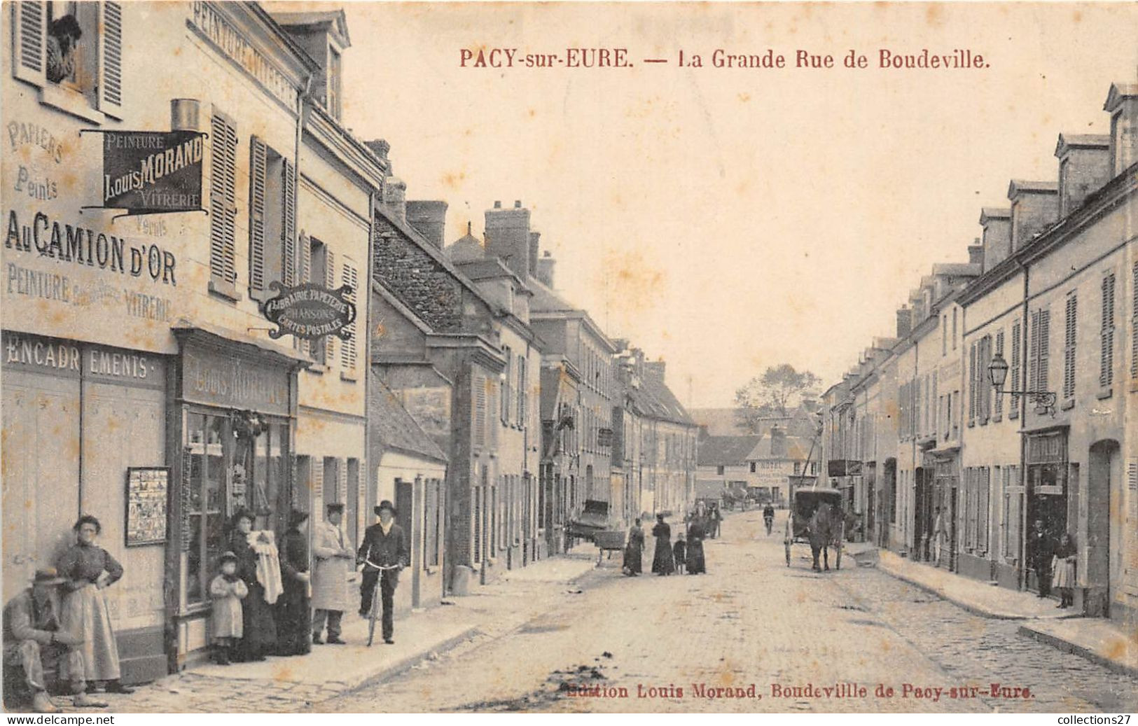 27-PACY-SUR-EURE- LA GRANDE RUE DE DOUDEVILLE - Pacy-sur-Eure