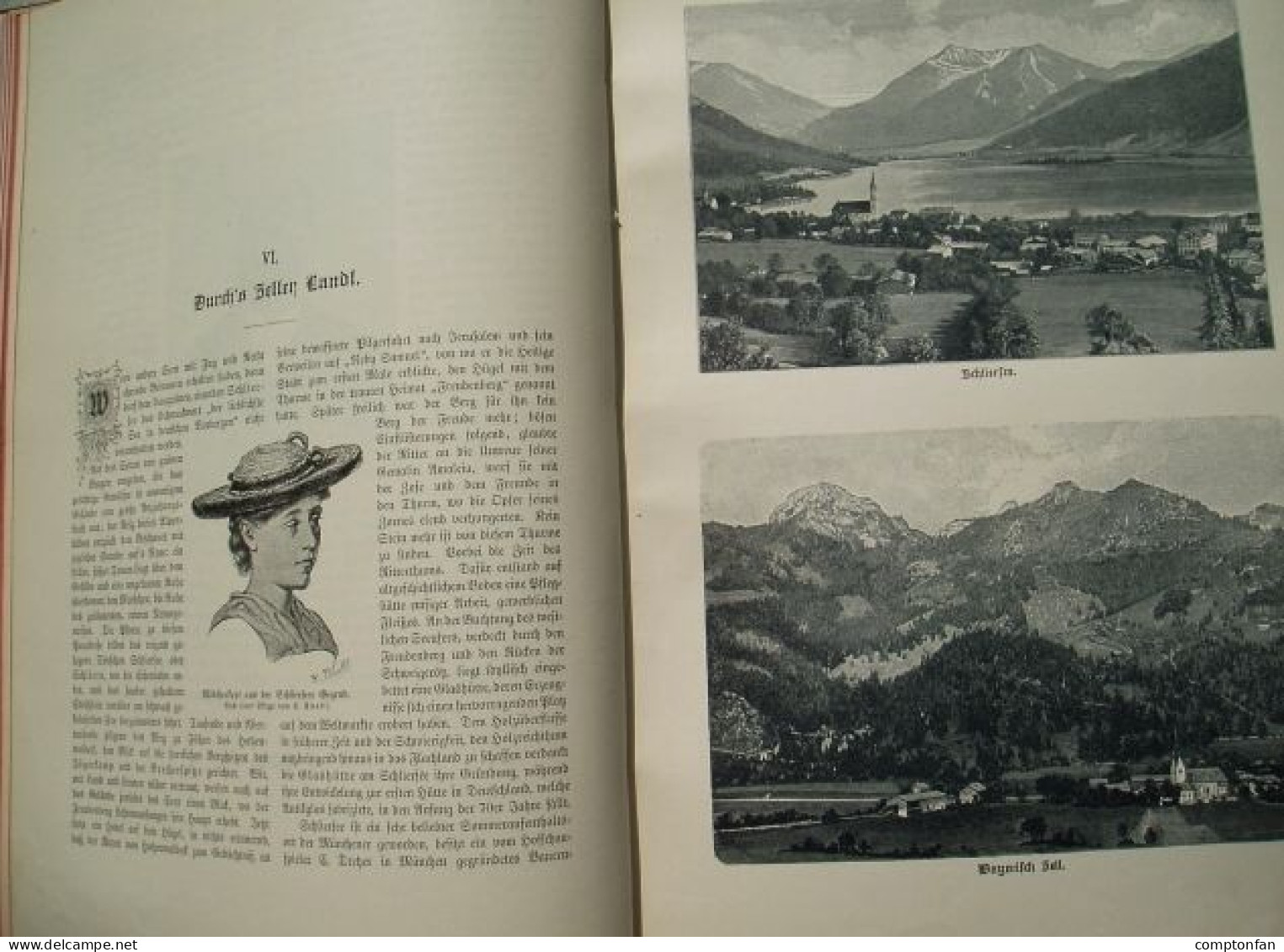B100 879 Achleitner Tirol Und Vorarlberg Compton Grubhofer Rarität 1895 !! - Libri Vecchi E Da Collezione