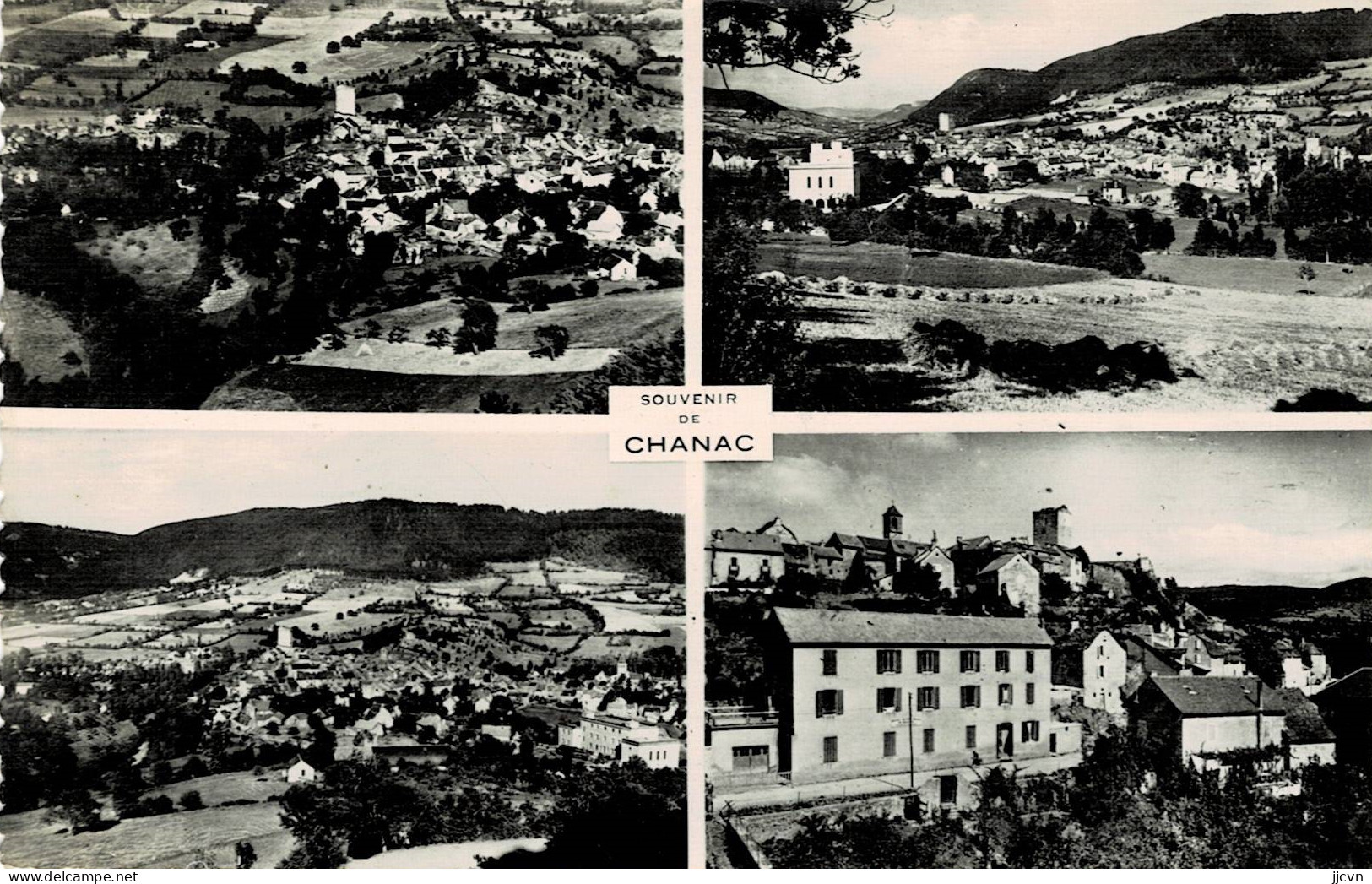£-48- Lozère - Chanac - Lot De 2 Cartes Postales - Souvenir De Chanac (Noir Et Blanc Et Couleur) - Voir Scan - Chanac