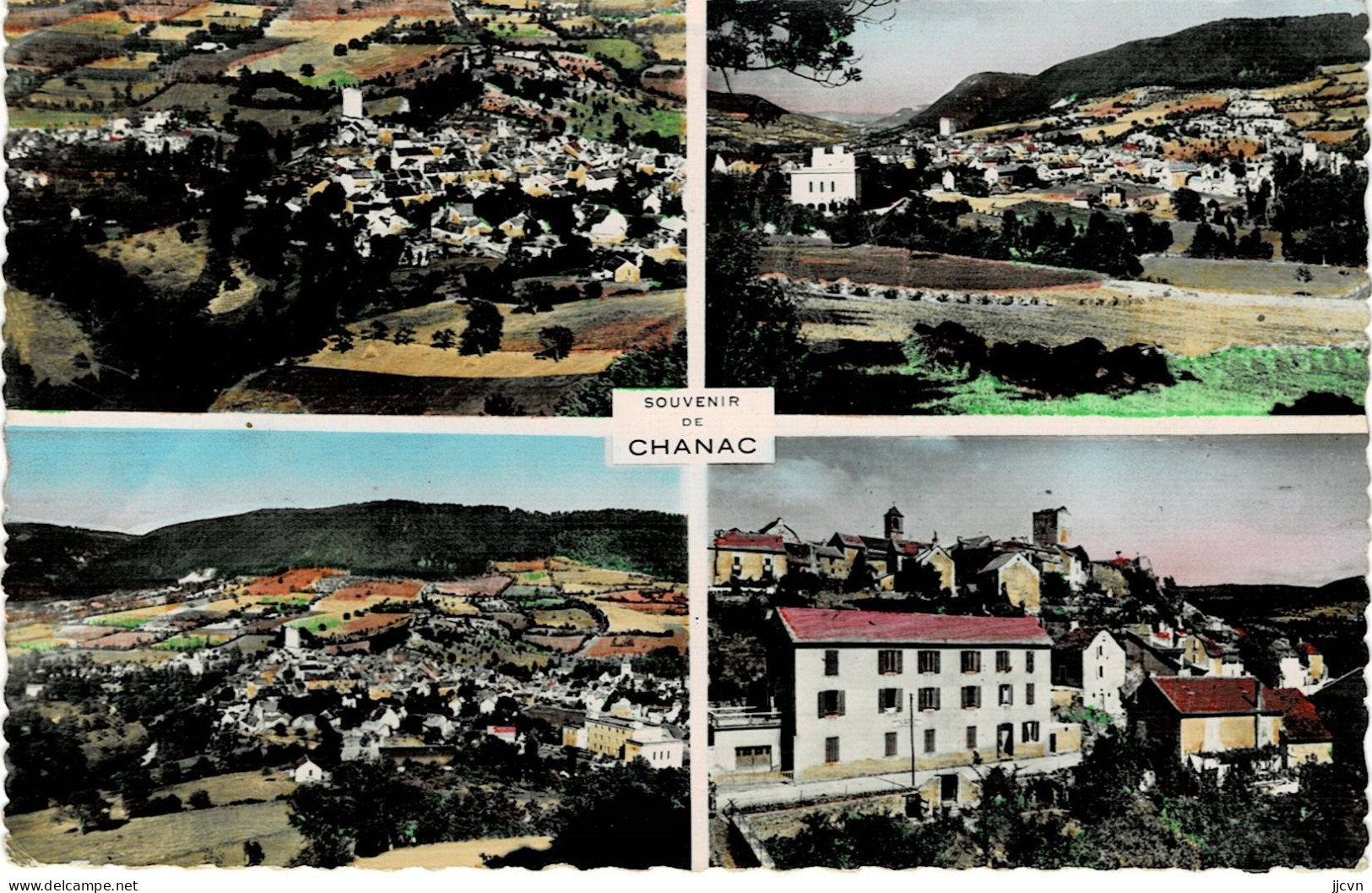 £-48- Lozère - Chanac - Lot De 2 Cartes Postales - Souvenir De Chanac (Noir Et Blanc Et Couleur) - Voir Scan - Chanac