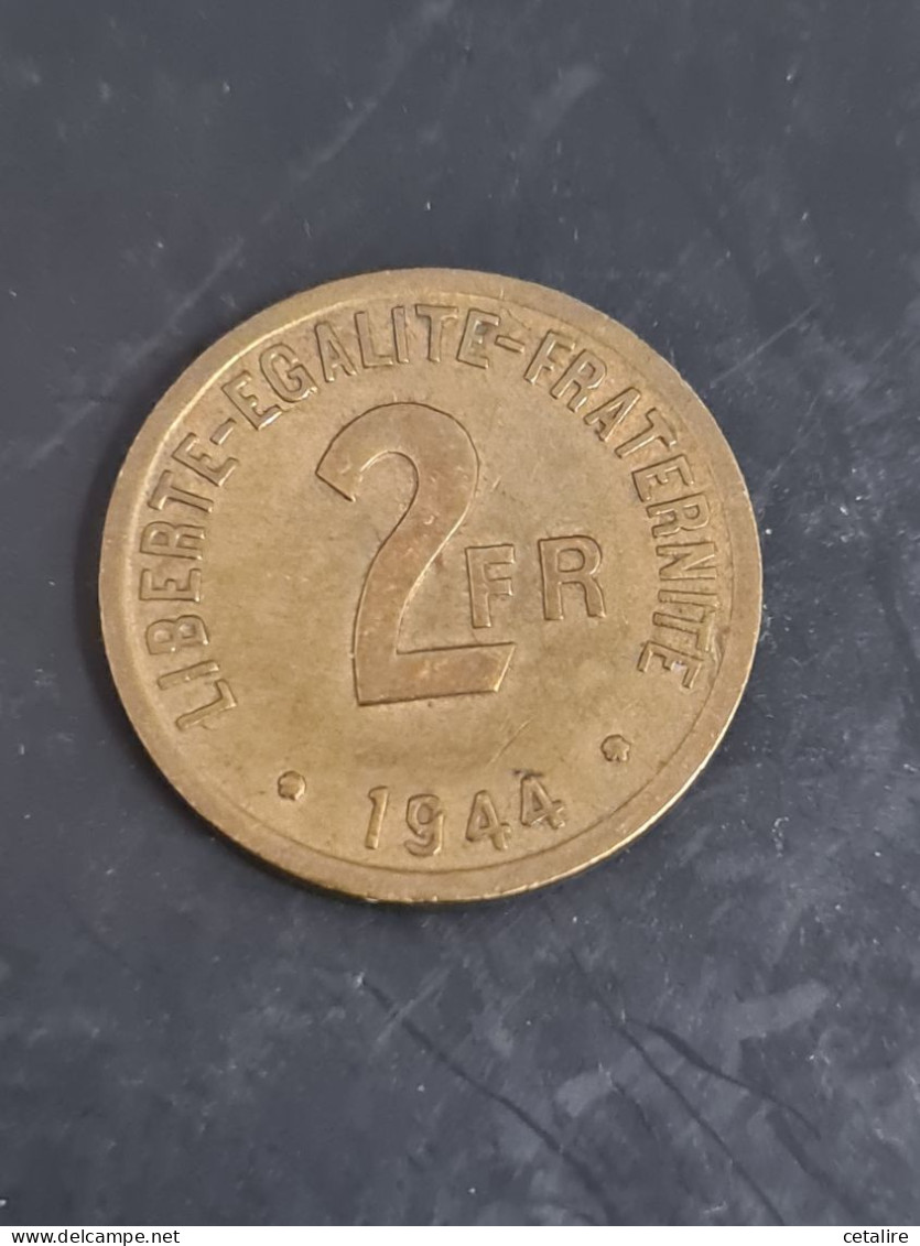 France 2 Francs Philadelphia  1944 TTB - 2 Francs