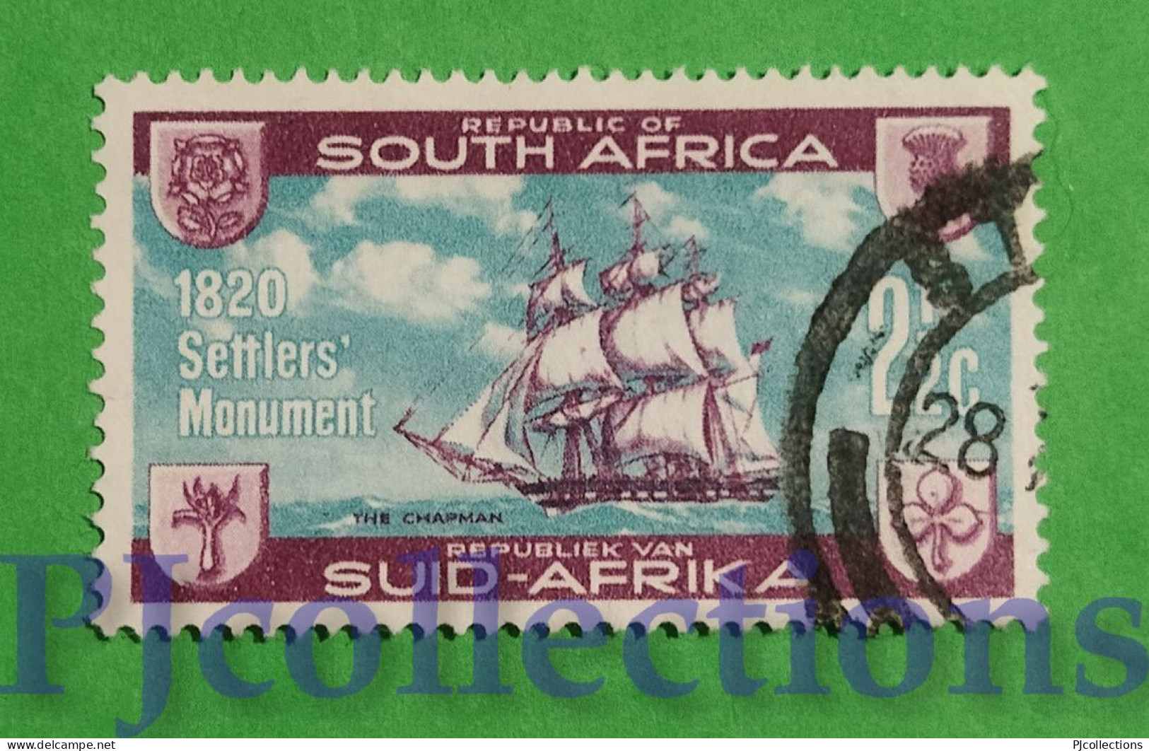 S395 - SUD AFRICA - SOUTH AFRICA 1962 NAVE - SHIP 2,5c USATO - USED - Gebraucht
