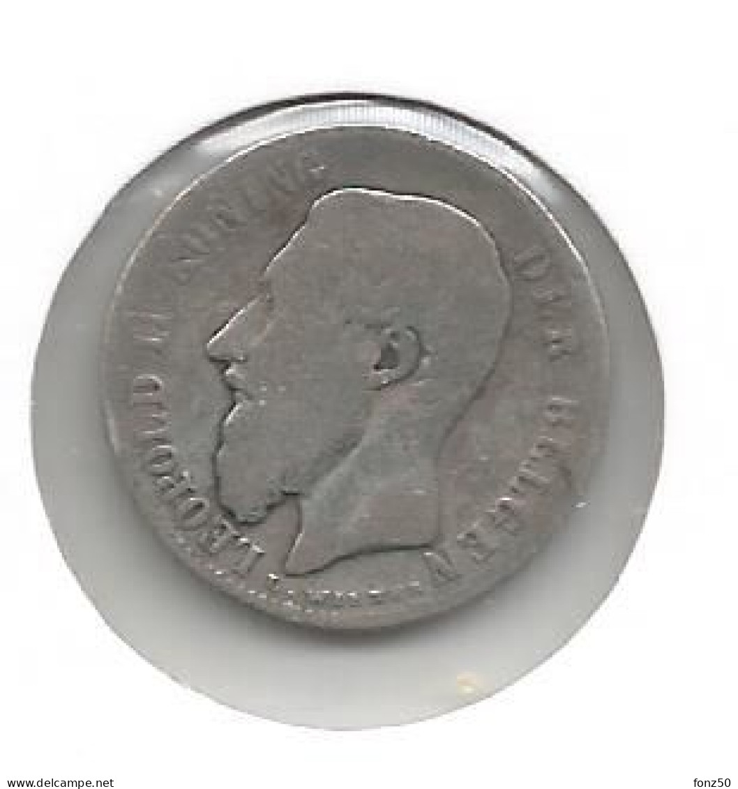 LEOPOLD II * 50 Cent 1886 Vlaams * Fraai * Nr 12446 - 50 Cent
