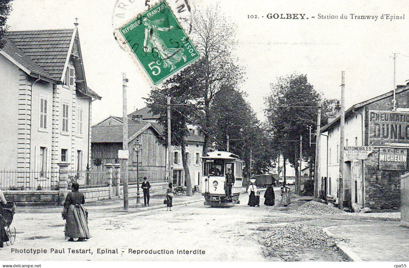 GOLBEY  -  Station Du Tramway D' Epinal  -  Animation  -  N° 102 - Golbey