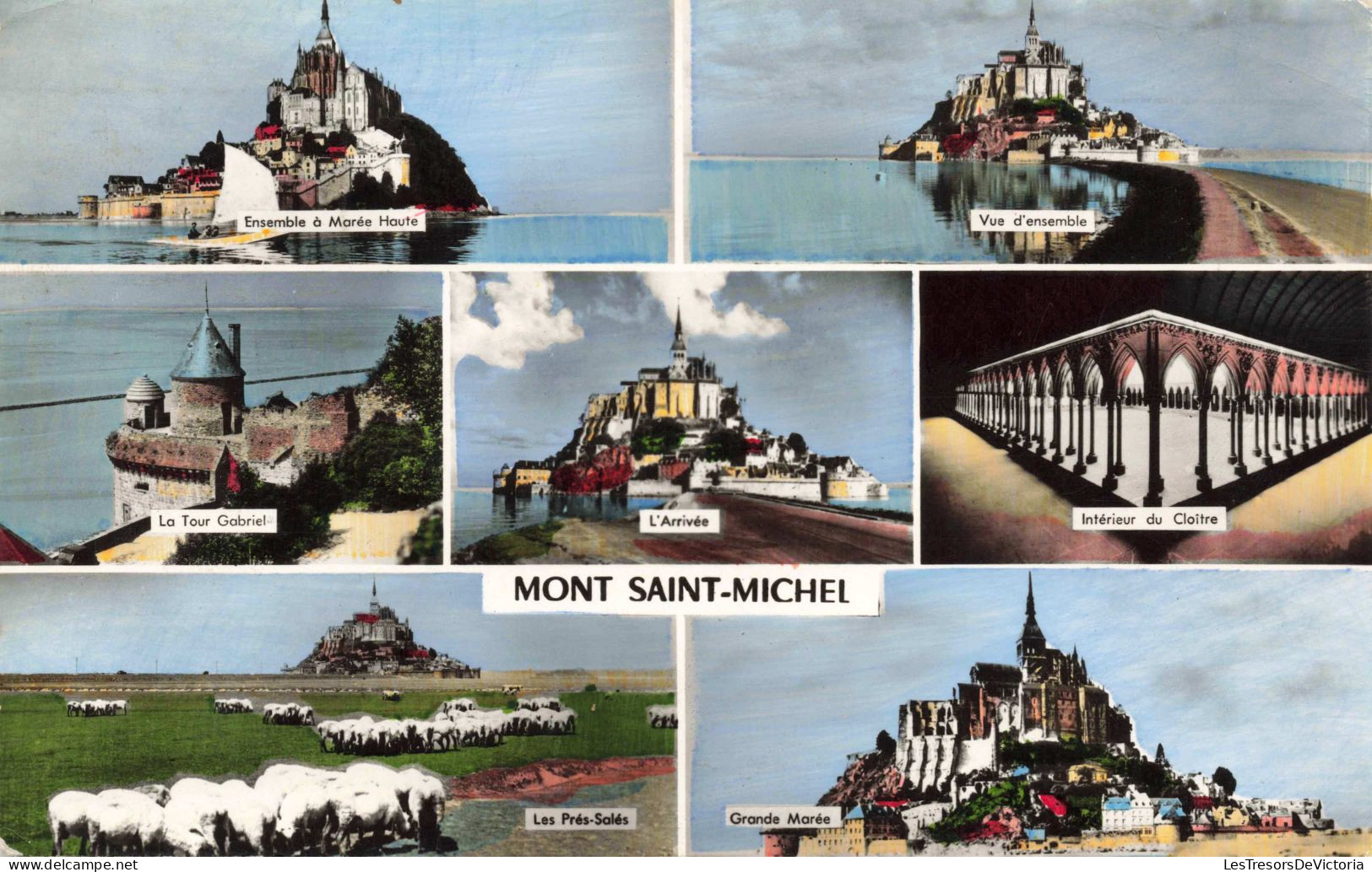 FRANCE - Mont Saint Michel - Colorisé - Carte Postale Ancienne - Le Mont Saint Michel