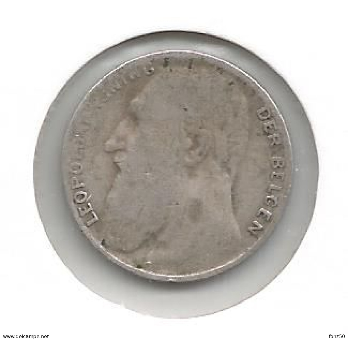 LEOPOLD II * 50 Cent 1901 Vlaams * Fraai * Nr 12454 - 50 Centimes