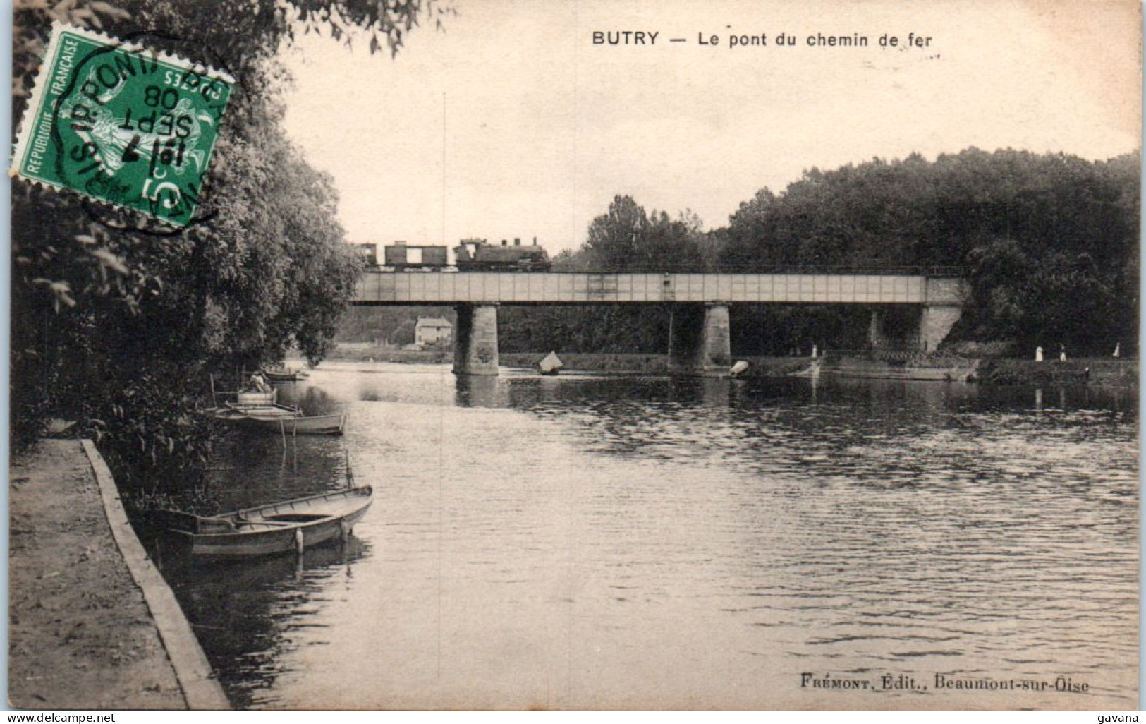 95 BUTRY - Le Pont Du Chemin De Fer  - Butry