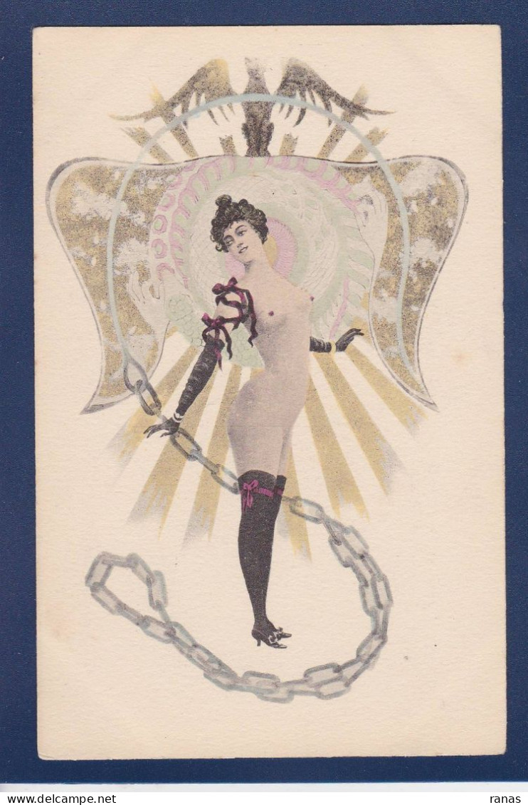 CPA Douhin Illustrateur Femme Woman érotisme Nu Féminin Symbolisme Voir Dos - Doubek, F.