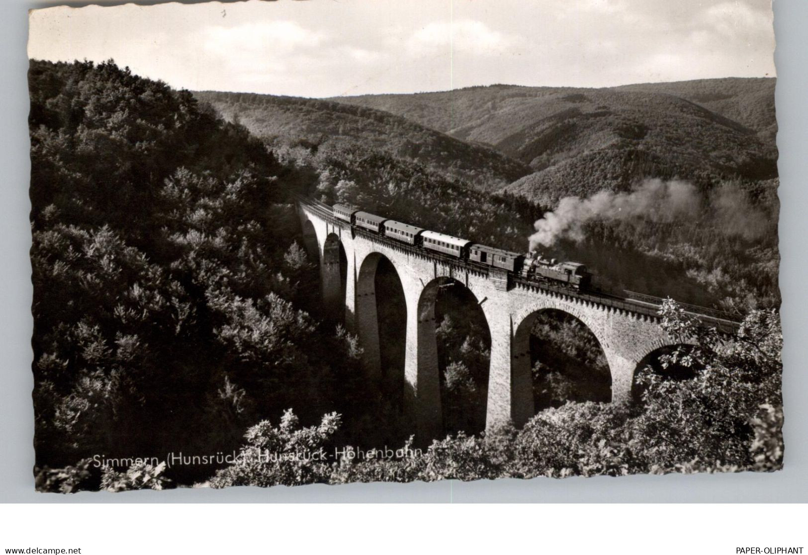 6540 SIMMERN, Hunsrück Höhenbahn, Dampflokomotive, 1964 - Simmern