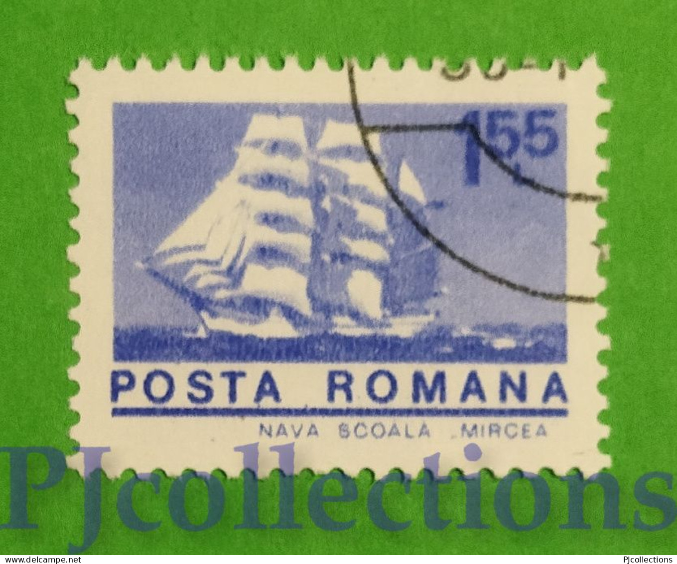 S399-  ROMANIA 1974 NAVE - SHIP 1,55L USATO - USED - Used Stamps