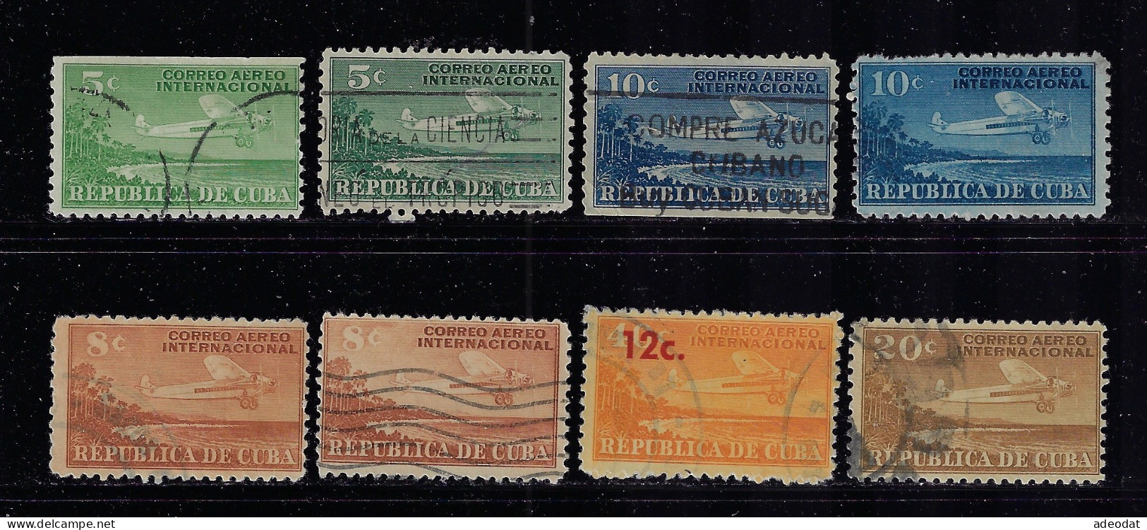 CUBA 1931 AIRMAIL SCOTT C4... 40  CANCELLED - Poste Aérienne