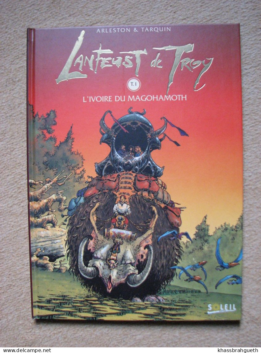 ARLESTON & TARQUIN - COFFRET "LANFEUST DE TROY" T1.2.3.4 - SOLEIL (1994/96)