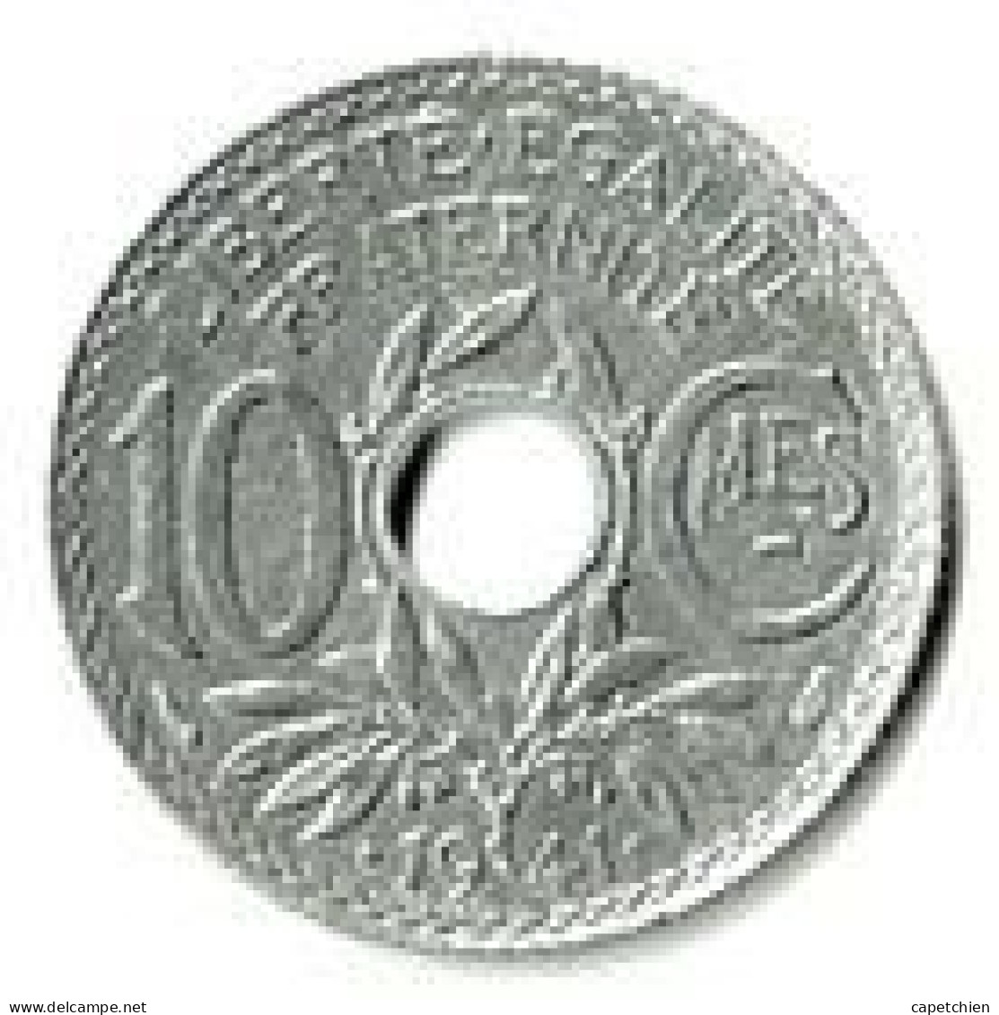 FRANCE / ETAT FRANCAIS / 10 CENTIMES / 1941 / ZINC / 2.50 G - 10 Centimes