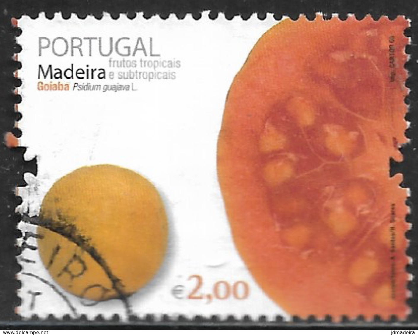 Portugal – 2009 Madeira Fruits 2,00 Used Stamp - Oblitérés