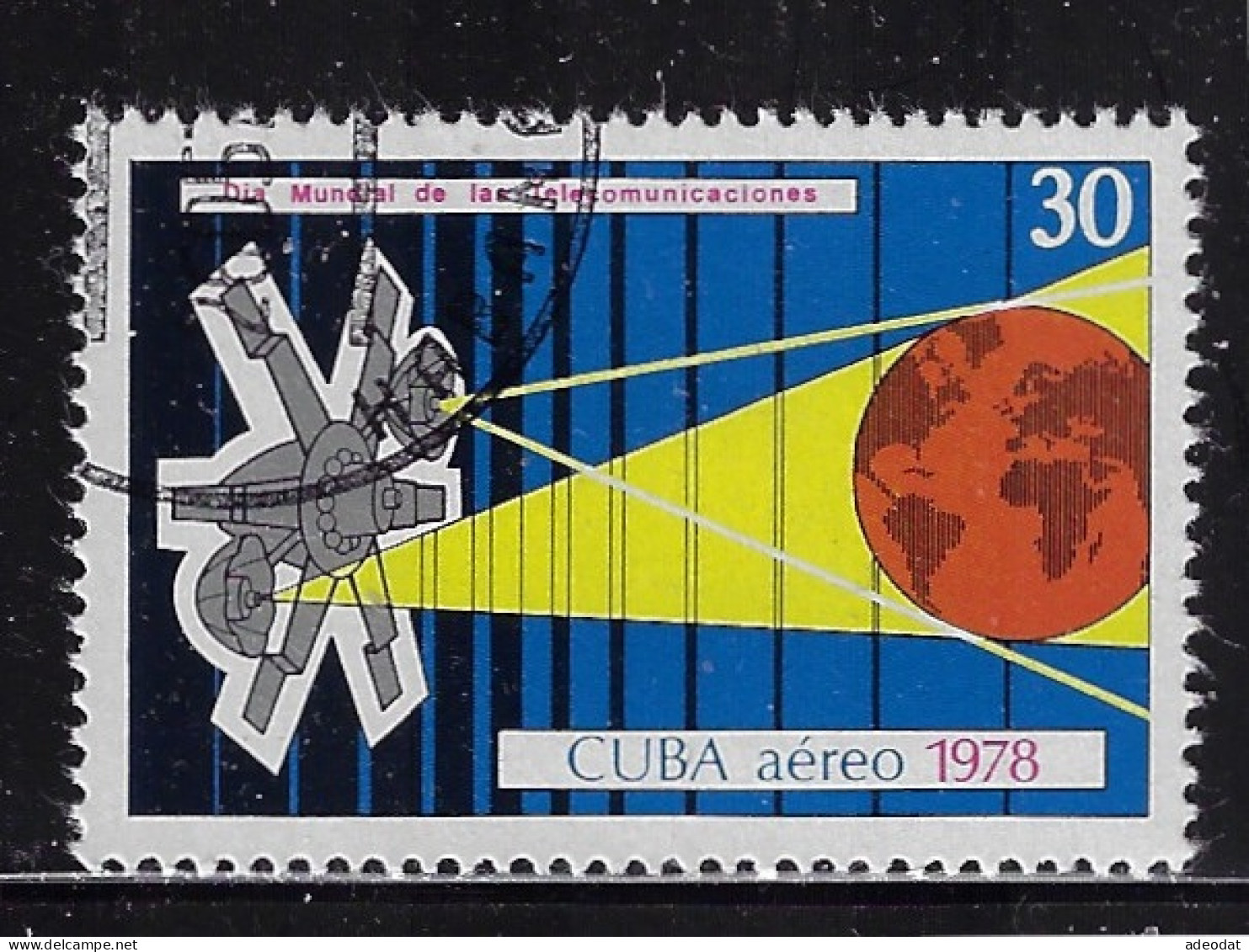 CUBA 1978 AIRMAIL SCOTT C283 CANCELLED - Luftpost