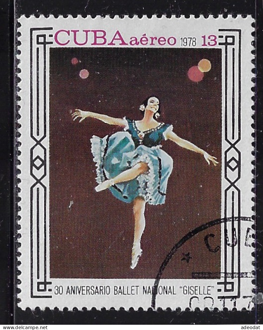 CUBA 1978 AIRMAIL SCOTT C288,C309 CANCELLED - Poste Aérienne