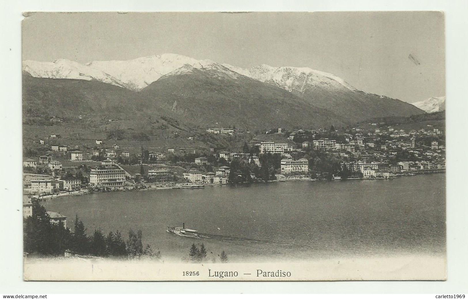 LUGANO - PARADISO 1908 VIAGGIATA FP - Paradiso