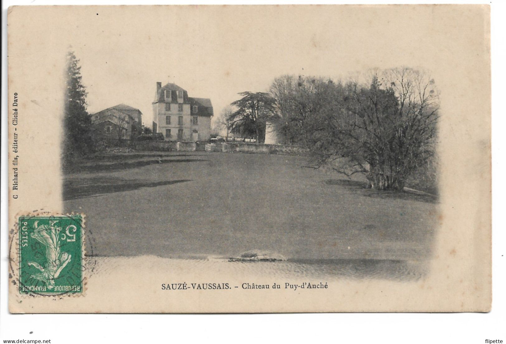 L100N401 - Sauzé-Vaussais Château Du Puy D'Anché - C.Richard - Sauze Vaussais