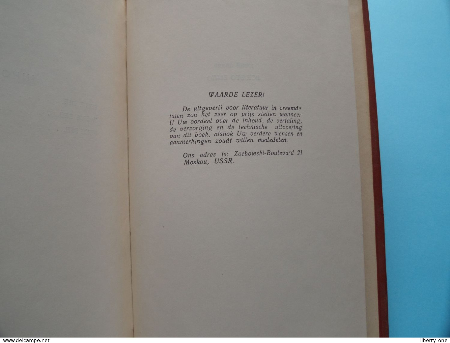 DE EED > JURI PILJAR > H. Nijman / A. Wasin ( Zie Scans ) Uitgegevij Voor Literatuur In Vreemde Talen MOSKOU ! - Guerre 1939-45