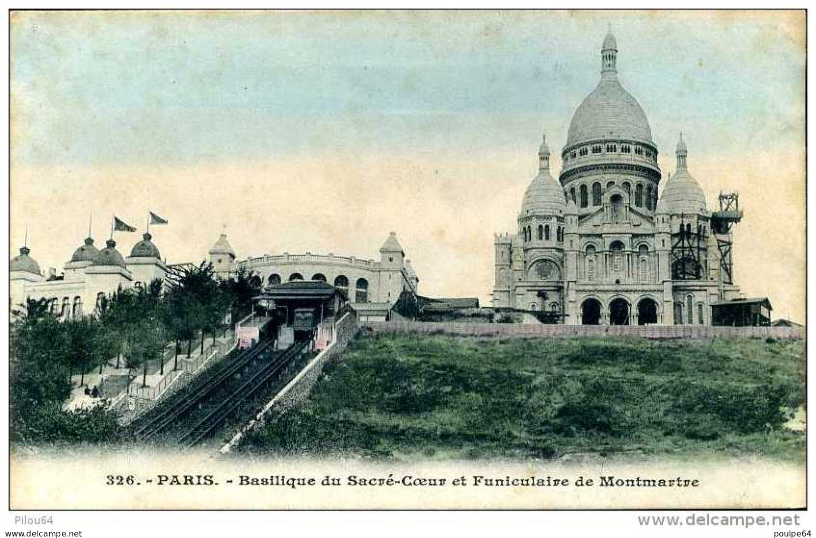 Le Funiculaire De La Basilique Du Sacré-Coeur - Paris  (75)  ( CPA ) - Funiculaires