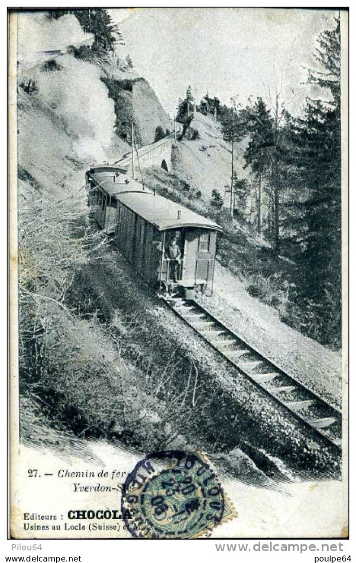 Chemin De Fer à Crémaillère De Superbagnères - Luchon (31) - CPA) - Funiculaires