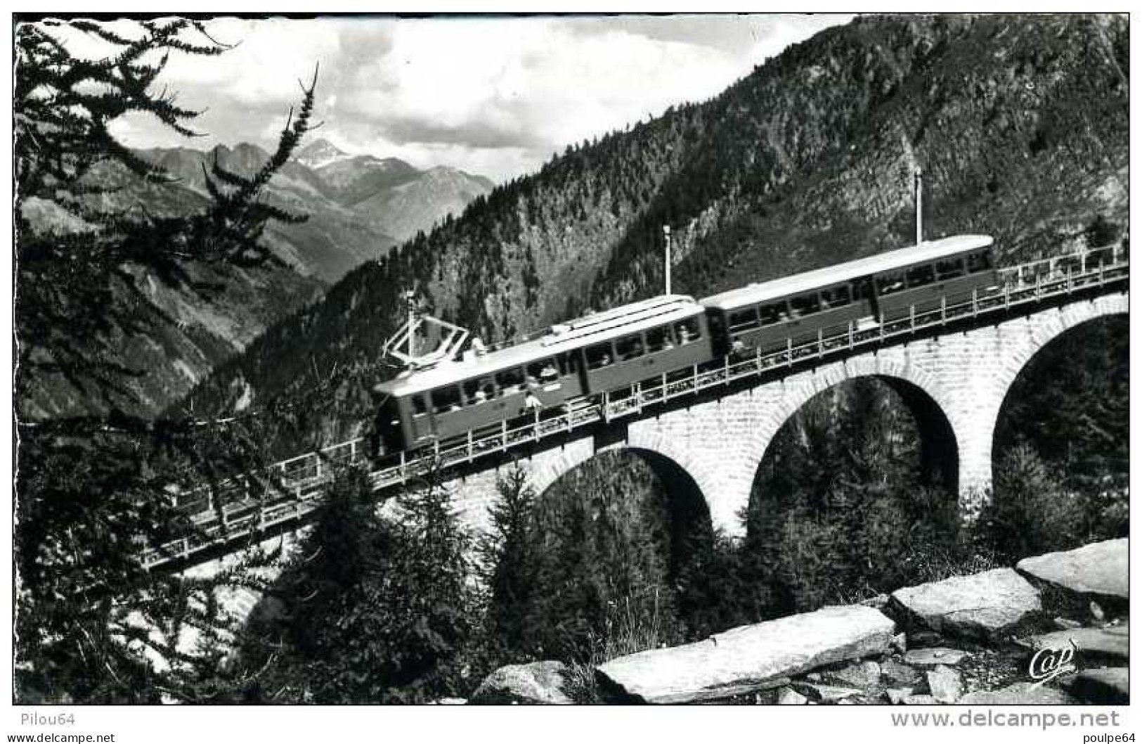 Le Funiculaire De Montenvers - Chamonix  (74)  ( CPSM ) - Funiculaires