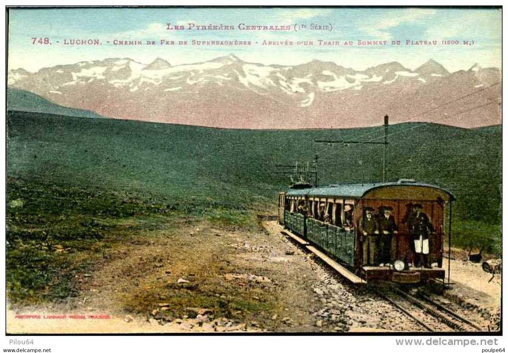 Le Funiculaire De Superbagnères - Luchon (31) - CPA) - Funiculaires