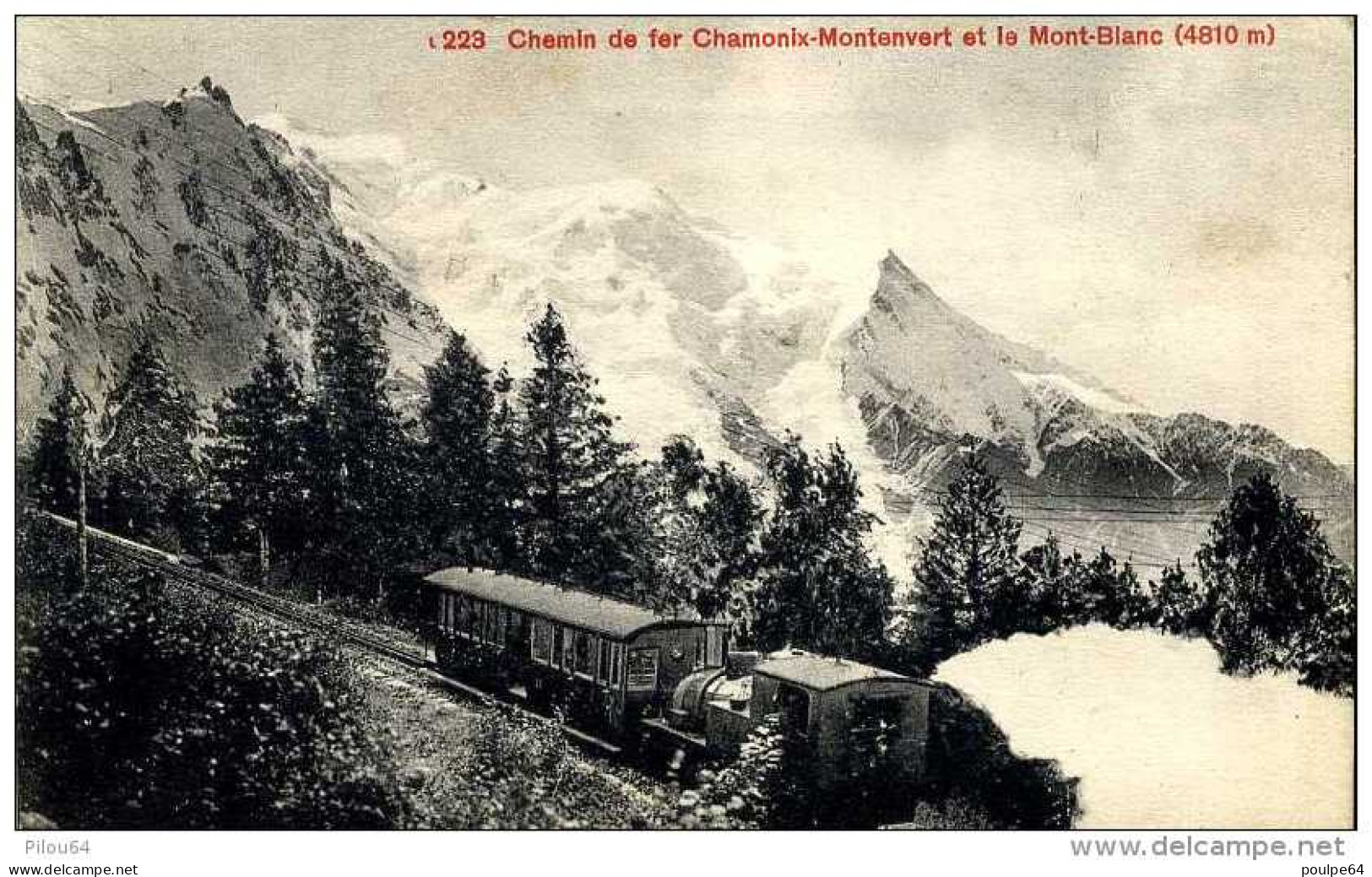 Le Funiculaire De Montenvers - Chamonix  (74)  ( CPA ) - Funiculaires