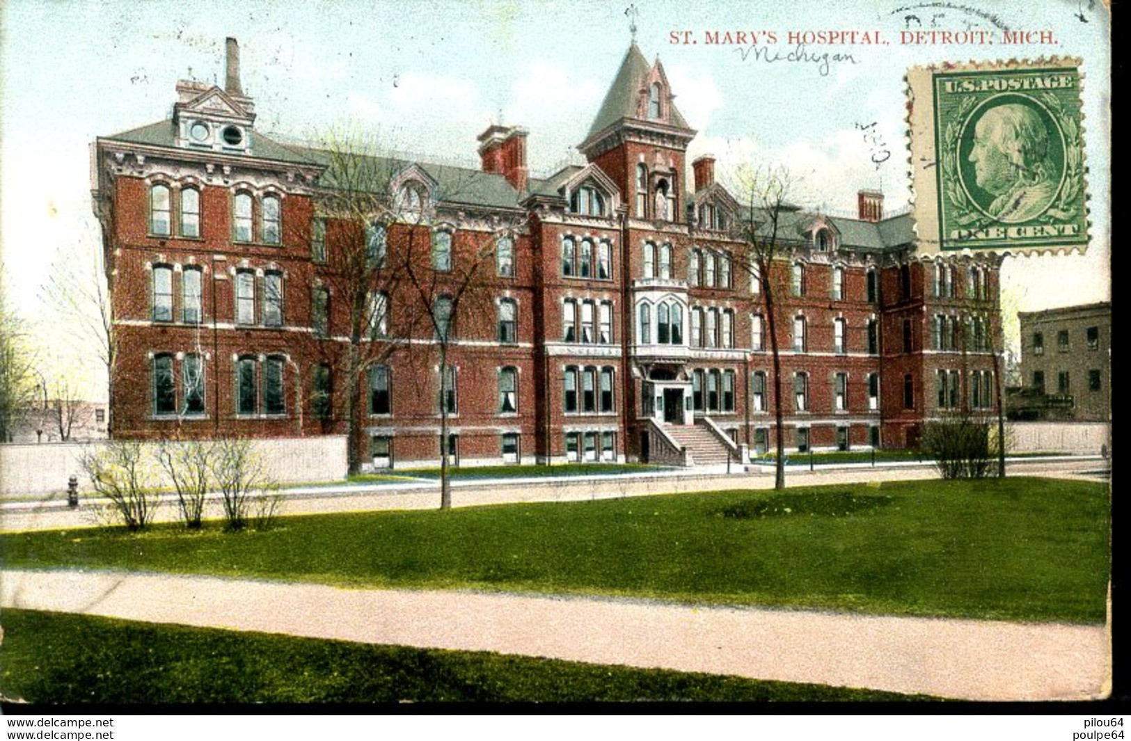 CPA - Hôpital Sainte-Mary's - Detroit