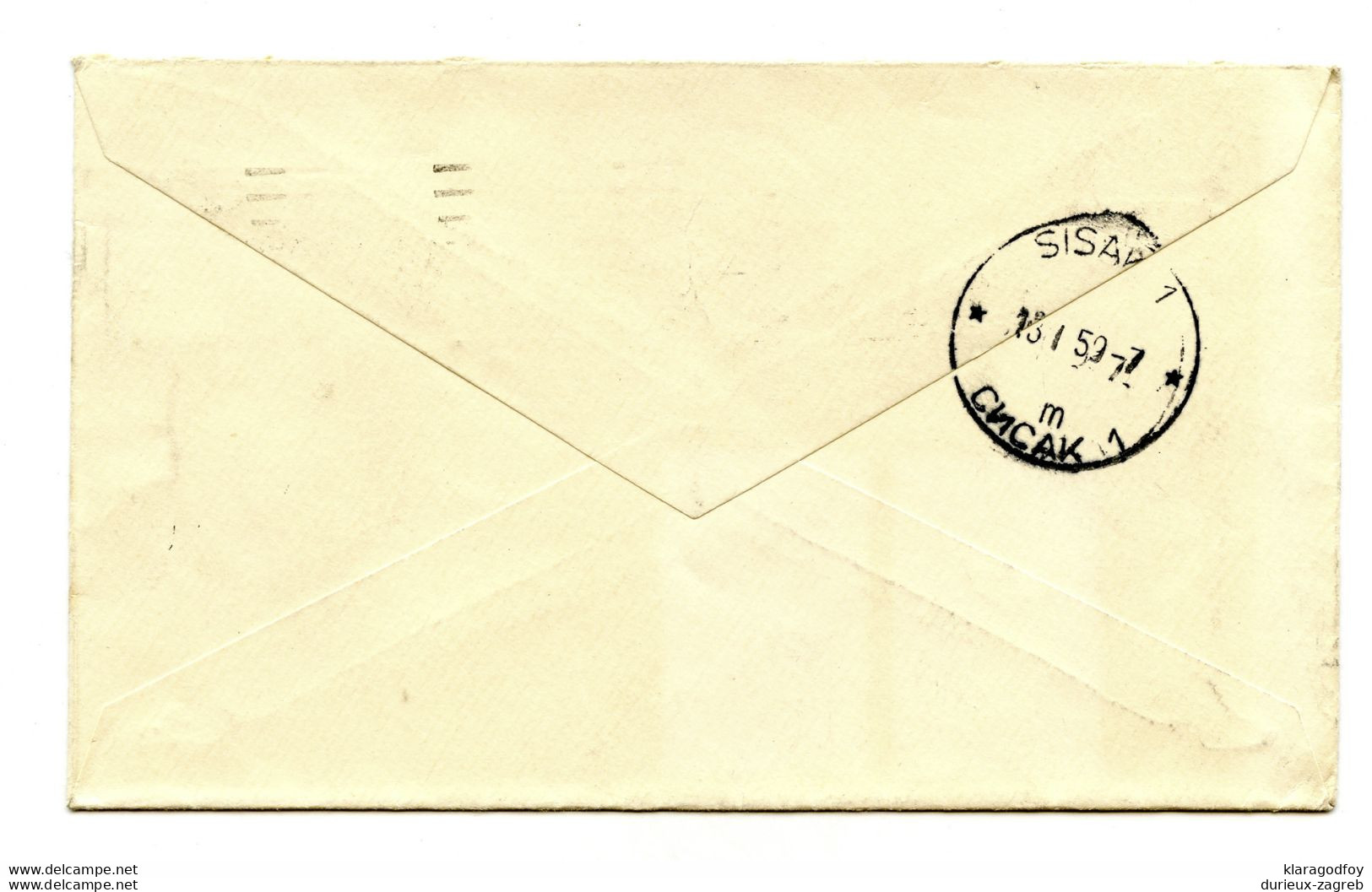 Ireland Letter Cover Posted 1959 Baile Atha Cliath To Sisak B201101 - Briefe U. Dokumente