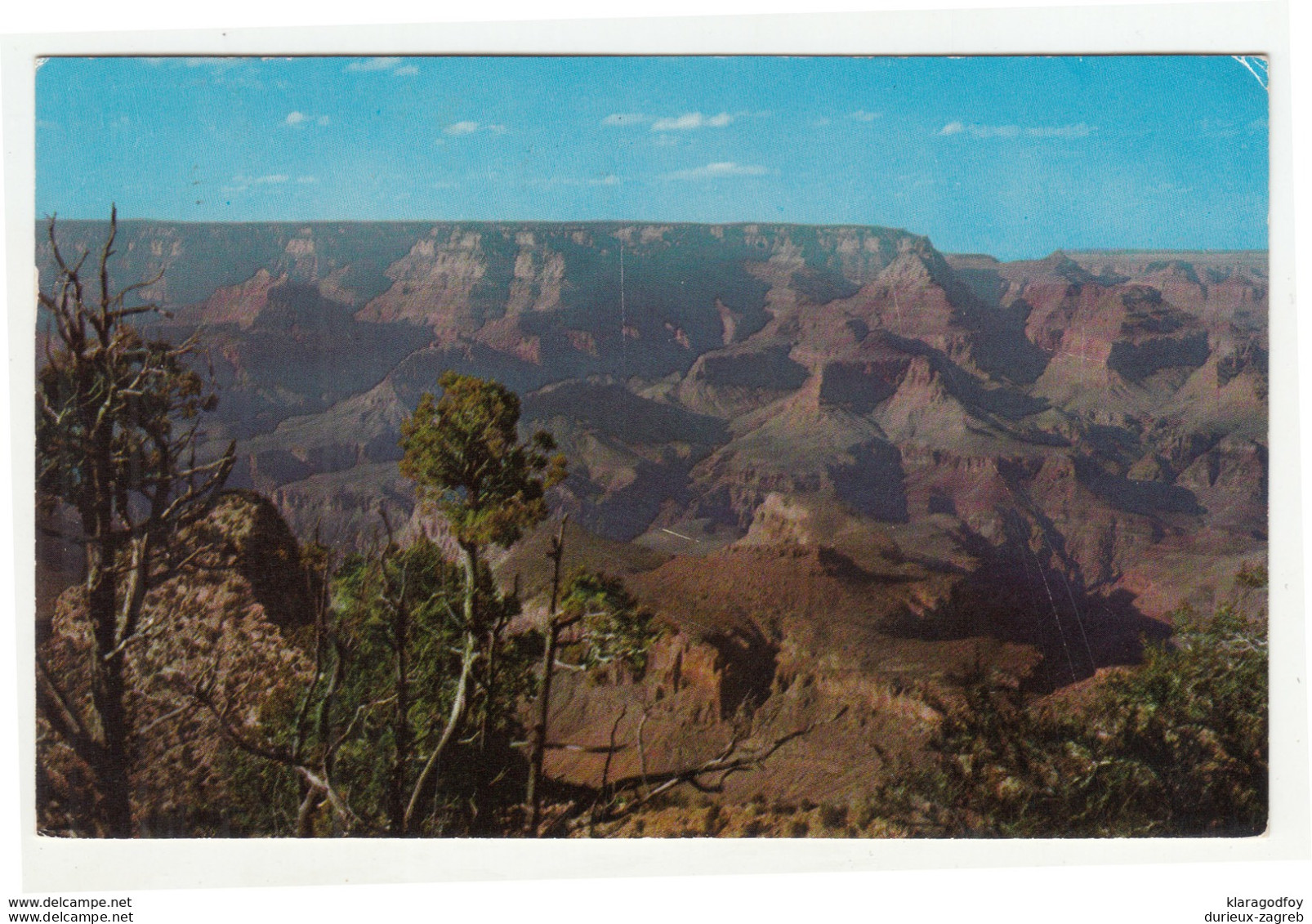 Grand Canyon Old Postcard Posted 1957 To Germany B200210 - Grand Canyon