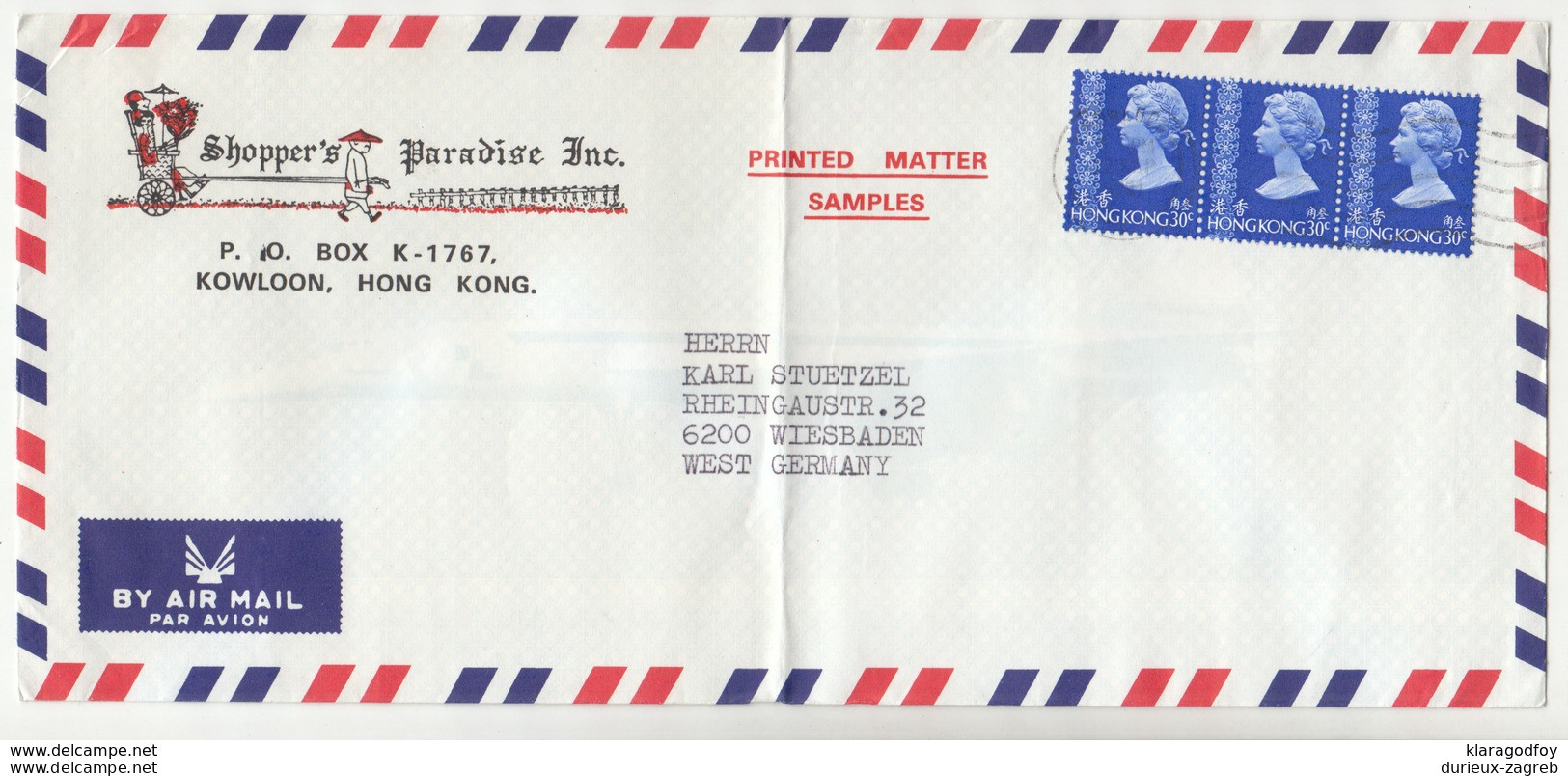 Shopper's Paradise Inc. 4 Company Air Mail Letter Covers Posted To 1980? Germany B200210 - Cartas & Documentos