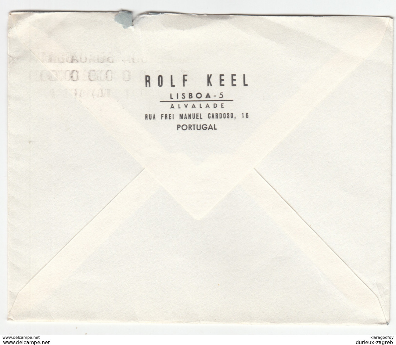 Portugal, Rolf Keel Company Letter Cover Travelled 1964 B171025 - Brieven En Documenten