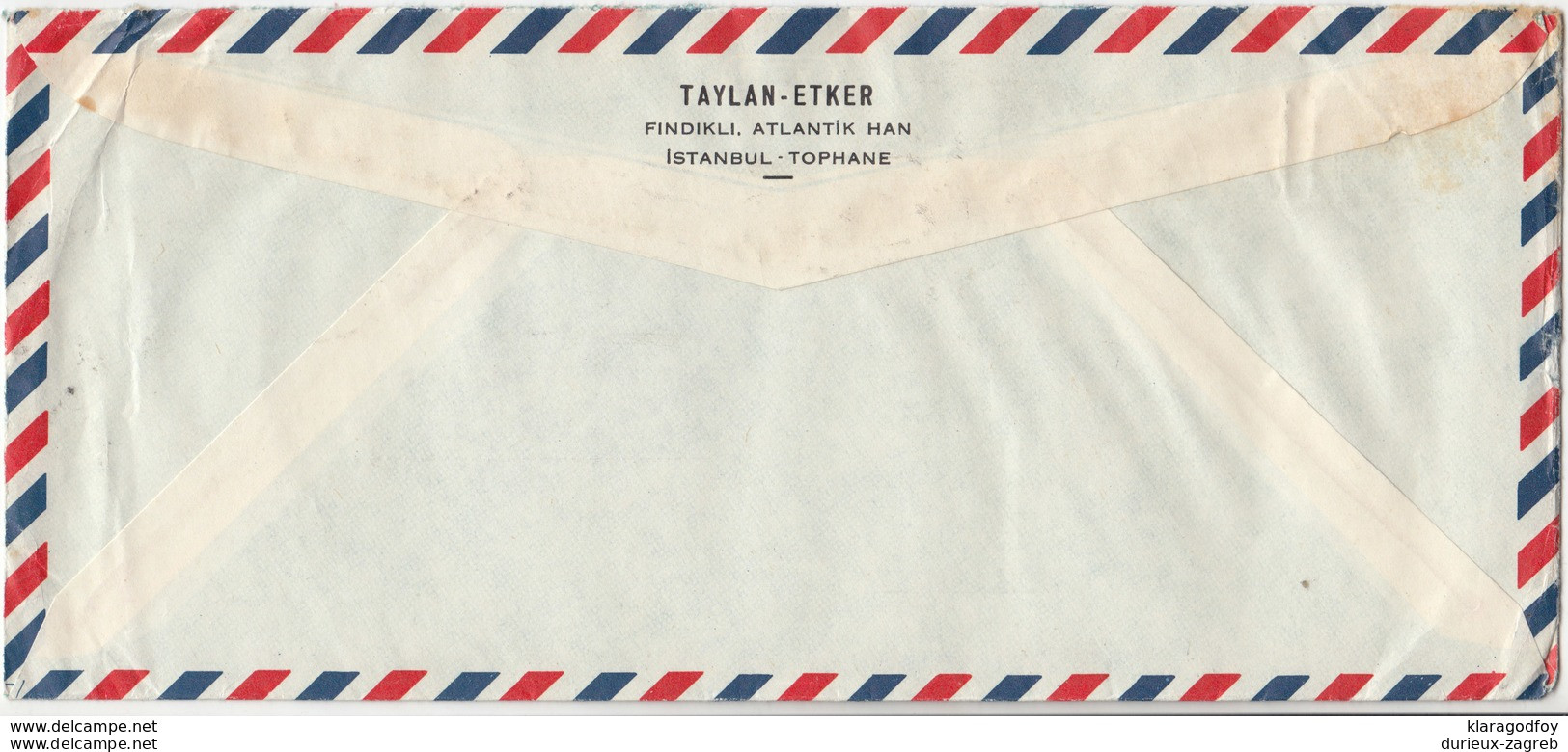 Turkey, Taylan-Etker Company Airmail Letter Cover Travelled 1970 Findikli, Istanbul Pmk B171025 - Lettres & Documents